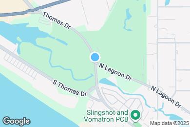 Map image of the property - 8501 N Lagoon Dr