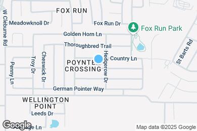 Map image of the property - 3956 Foxhound Ln