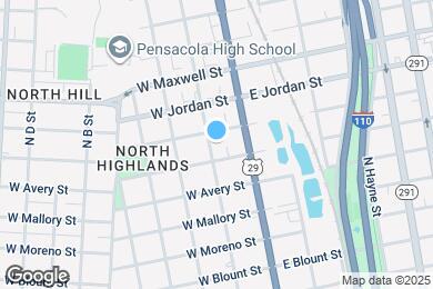 Map image of the property - 1912 N Baylen St