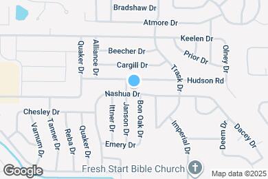 Map image of the property - 1727 Nashua Dr