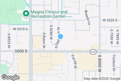 Map image of the property - 8240 W 3475 S
