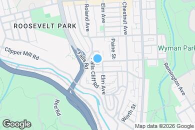 Map image of the property - 915 W 33rd St