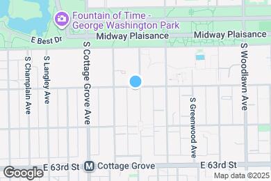 Map image of the property - 6102 S Ingleside Ave