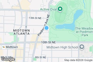 Map image of the property - 1055 Piedmont Ave NE