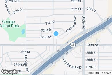 Map image of the property - 5323 33rd St