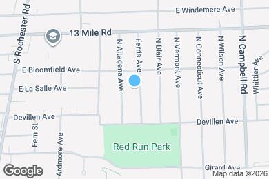 Map image of the property - 3011 Ferris Ave