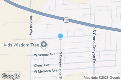 Map image of the property - 9179 S Conquistador St