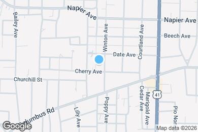 Map image of the property - 1369 Winton Ave