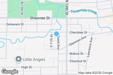 Map image of the property - 314 Grand Ave
