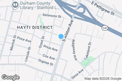 Map image of the property - 812 S Alston Ave