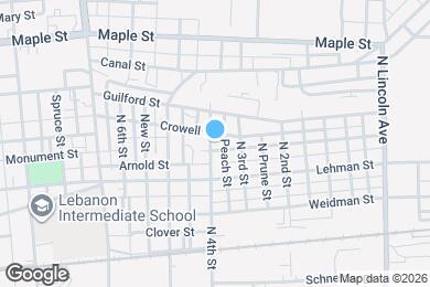 Map image of the property - 440 North St
