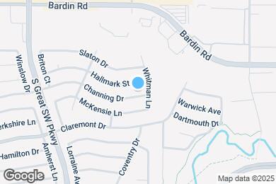 Map image of the property - 2410 Channing Dr