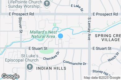 Map image of the property - 829 Cherokee Dr