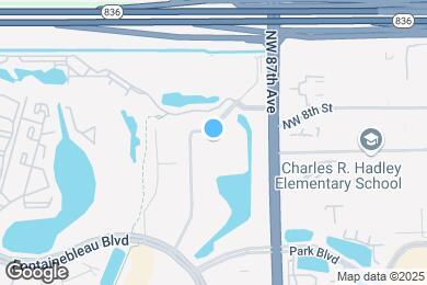 Map image of the property - 8887 Fontainebleau Blvd