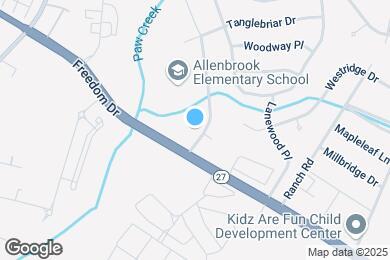 Map image of the property - 1606 Allenbrook Dr