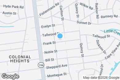 Map image of the property - 1214 Frank St