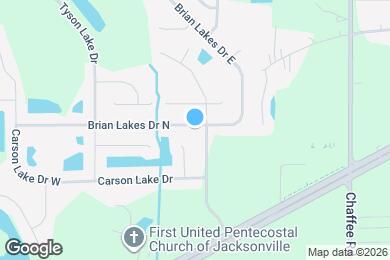 Map image of the property - 11412 Brian Lakes Dr N