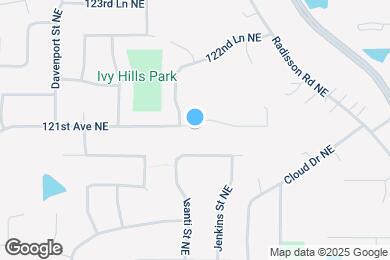 Map image of the property - 1850 121st Ave NE