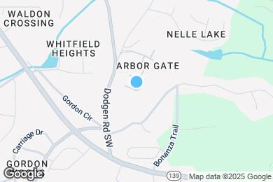 Map image of the property - 6603 Arbor Gate Dr SW