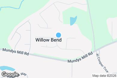Map image of the property - 680 Willow Bend Dr