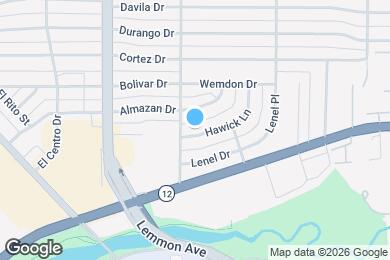 Map image of the property - 3815 Hawick Ln