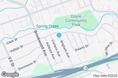 Map image of the property - 731 Brigham Ave