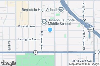 Map image of the property - 5820 La Mirada Ave