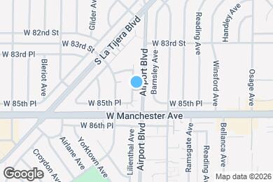 Map image of the property - 8436 Lilienthal Ave
