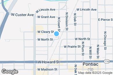Map image of the property - 607 W North St
