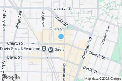 Map image of the property - 1706 Sherman Ave
