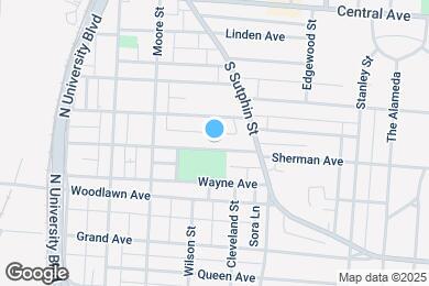 Map image of the property - 2105 Sherman Ave