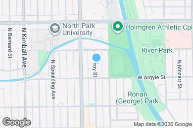 Map image of the property - 5039 N Troy St