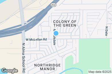 Map image of the property - 942 W McLellan Rd