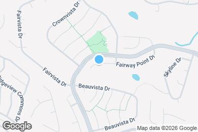 Map image of the property - 6420 Fairway Point Dr