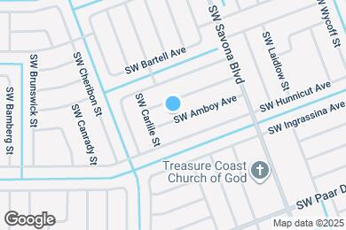Map image of the property - 1351 SW Amboy Ave