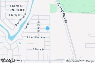 Map image of the property - 2016 E Crenshaw St