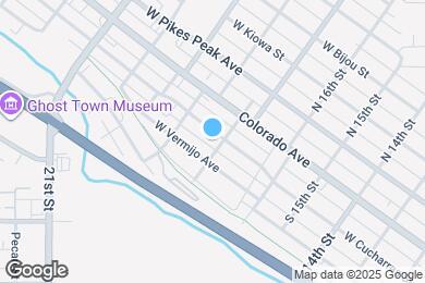 Map image of the property - 1705 W Cucharras St