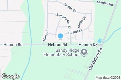 Map image of the property - 1206 Calvander Ct