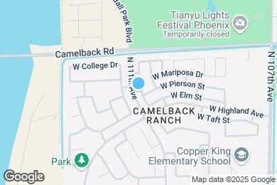 Map image of the property - 4824 N 110th Ln