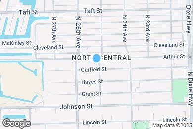 Map image of the property - 1208 N 25th Ave