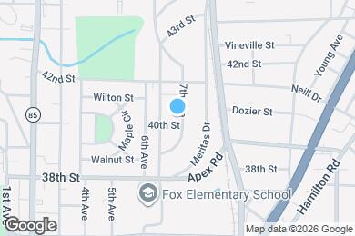 Map image of the property - 4005 7th Ave