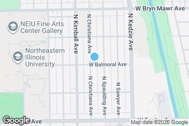 Map image of the property - 3316 W Balmoral Ave