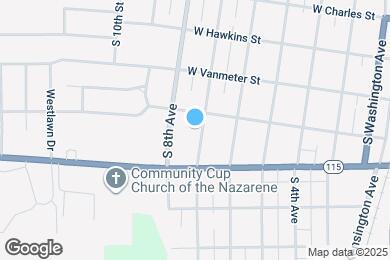 Map image of the property - 1237 S 7th Ave