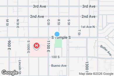 Map image of the property - 1156 E 3300 S