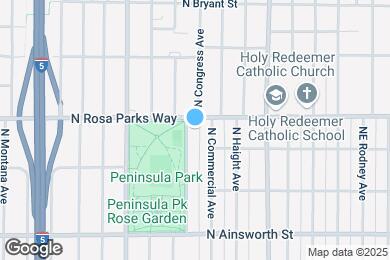 Map image of the property - 6434 N Kerby Ave