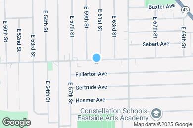 Map image of the property - 6002 Fleet Ave