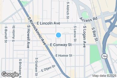 Map image of the property - 2370 S Woodward St