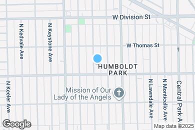 Map image of the property - 1019 N Springfield Ave