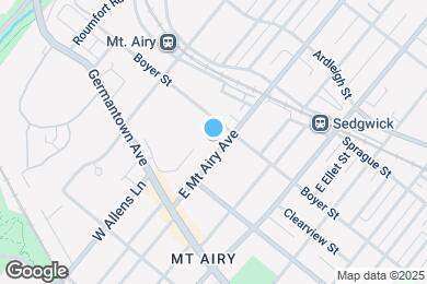 Map image of the property - 133 E Mt Airy Ave