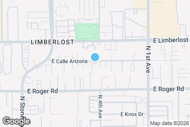 Map image of the property - 364 E Calle Arizona